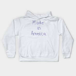 Two Words Made in America Kids Hoodie